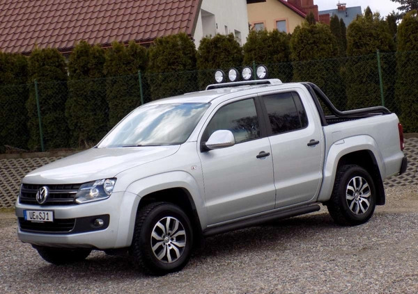 Volkswagen Amarok cena 89999 przebieg: 169999, rok produkcji 2016 z Ciężkowice małe 529